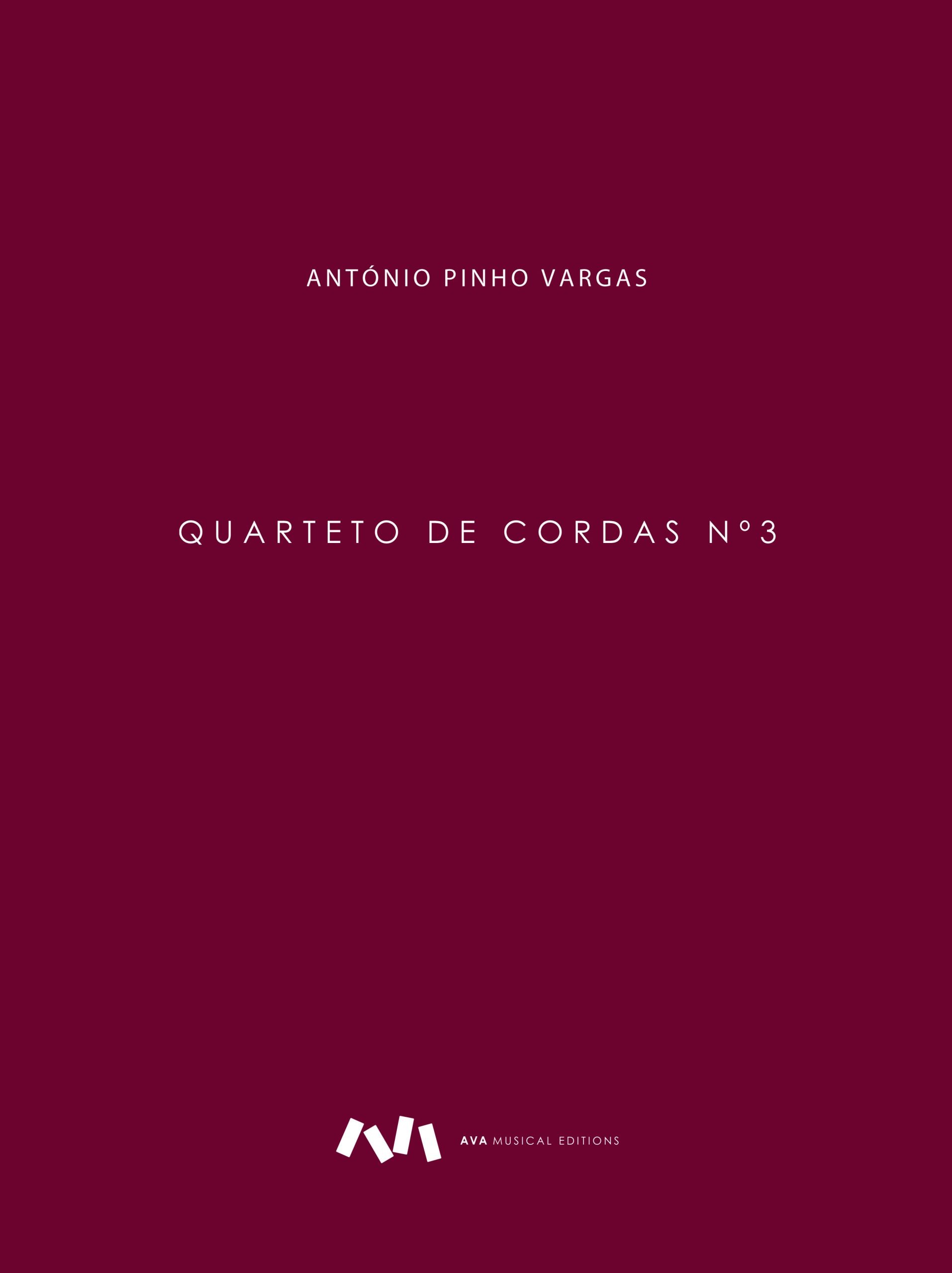 Quarteto de Cordas nº 3 / String Quartet nr. 3