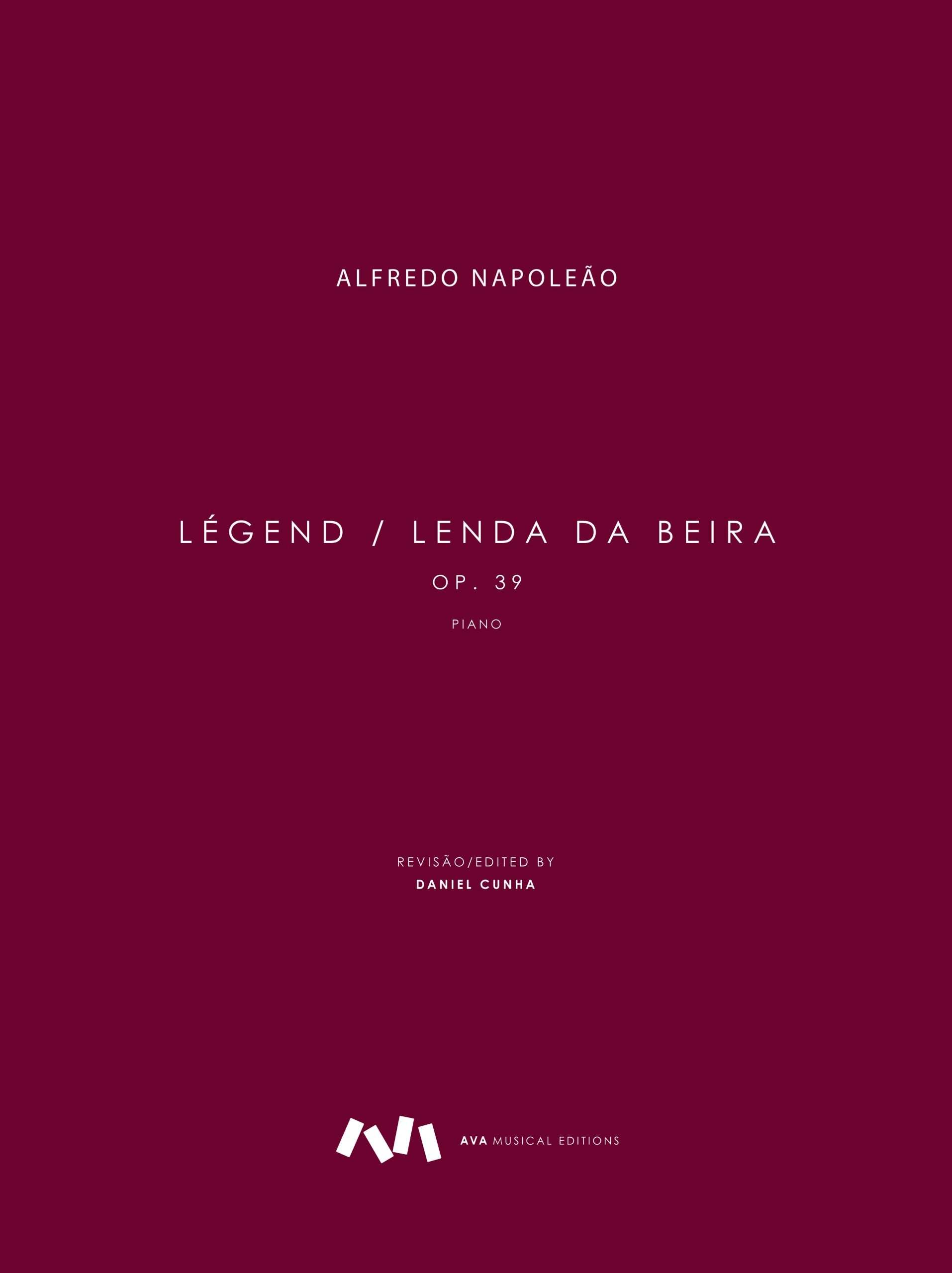 Légend / Lenda da Beira, Op. 39 para Piano