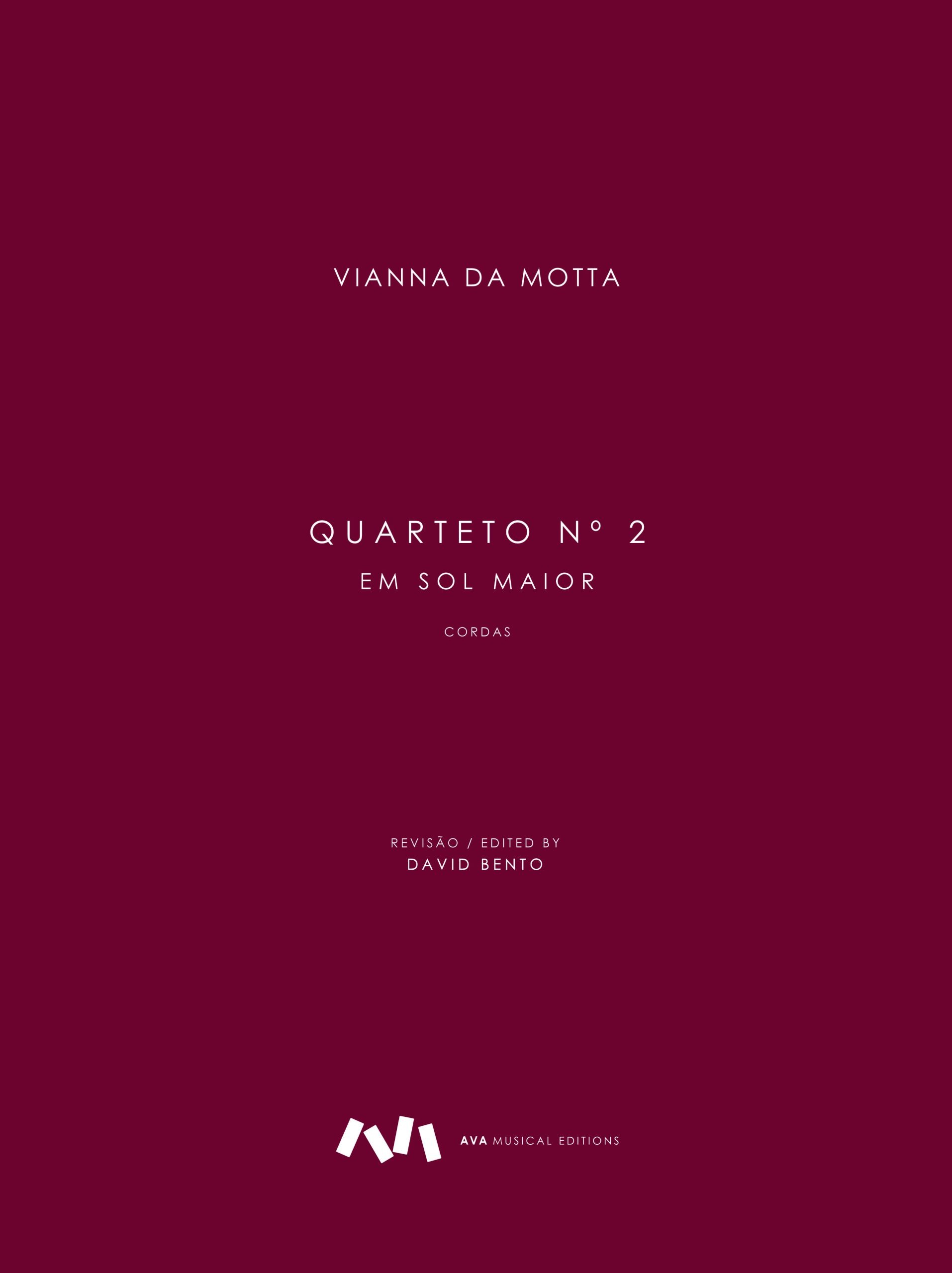 Quarteto nº 2 em Sol Maior para Cordas