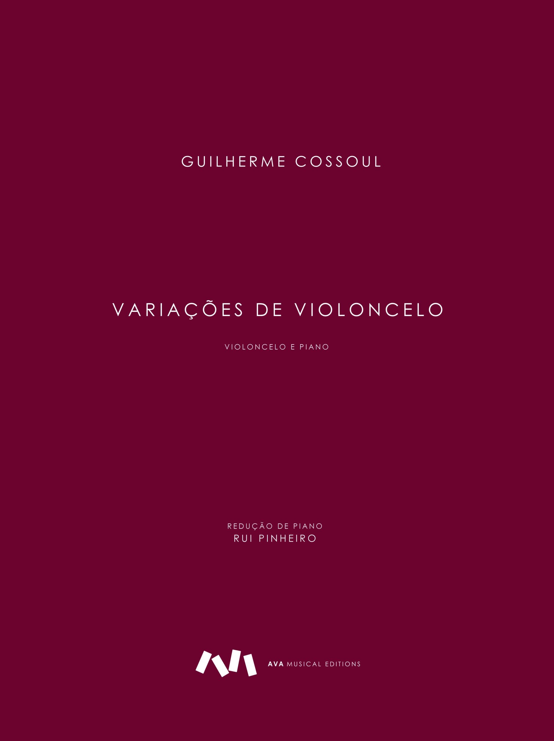 Variações de Violoncelo para Violoncelo e Piano