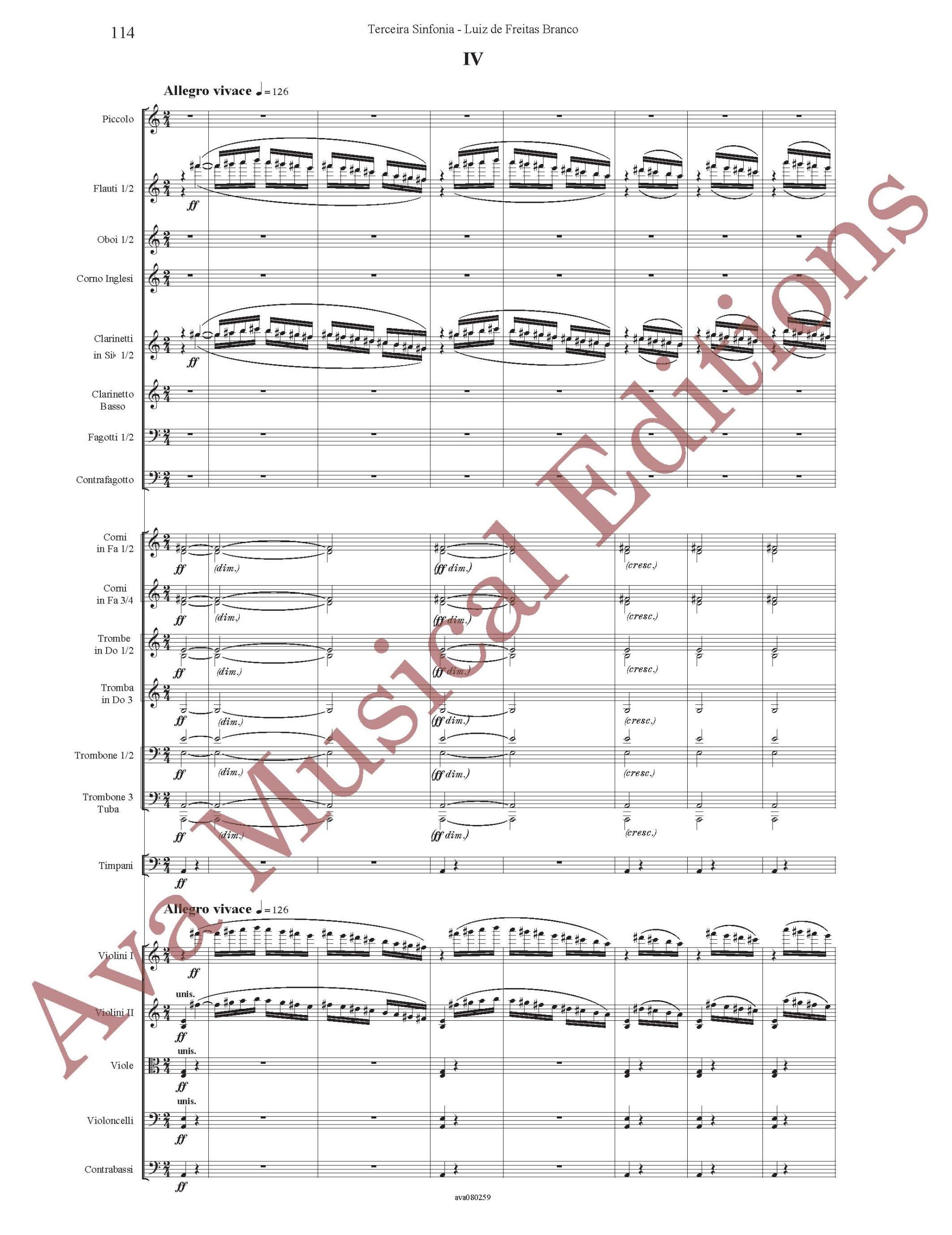 3ª Sinfonia, para Orquestra - Image 3