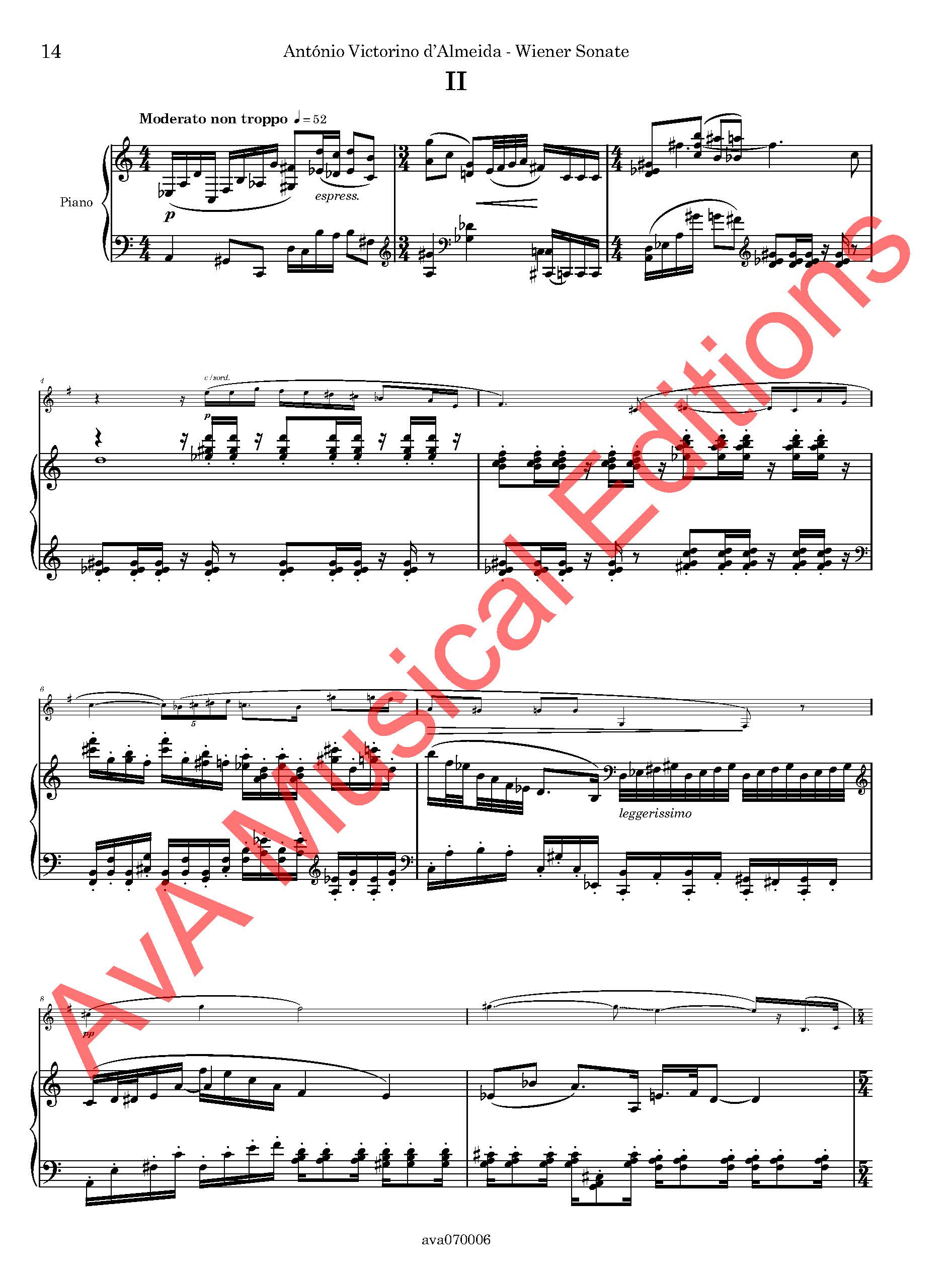 Wiener Sonate, Op. 98 para Trompa e Piano - Image 4