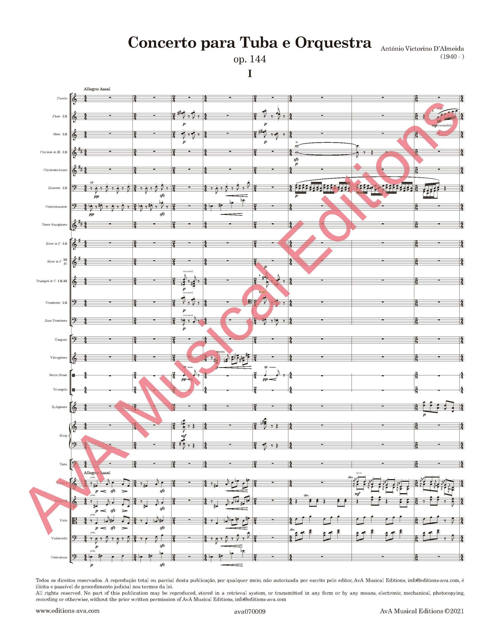 Concerto para Tuba e Orquestra, Op. 144 - Image 4