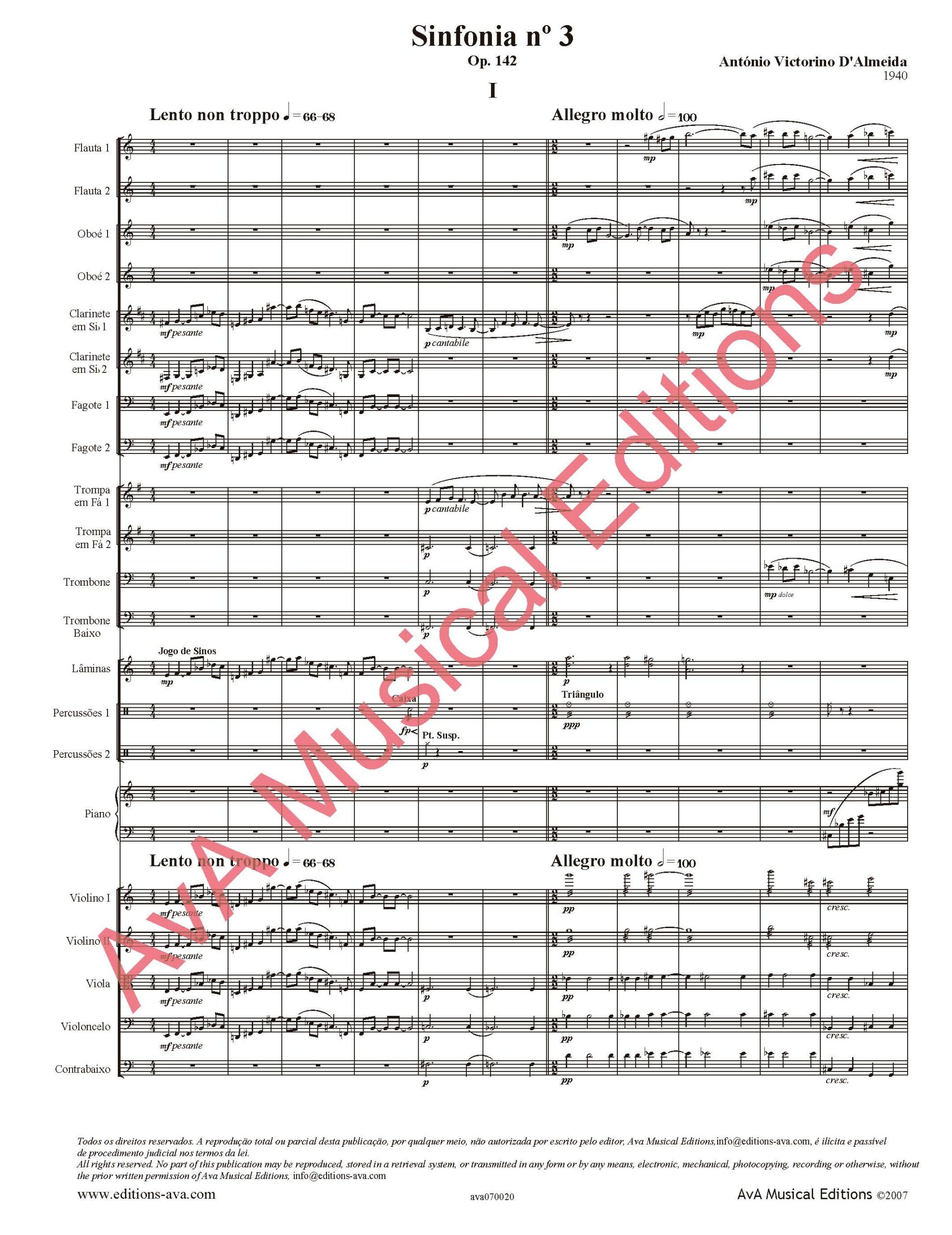 Sinfonia nº 3, Op. 142 para Orquestra - Image 4