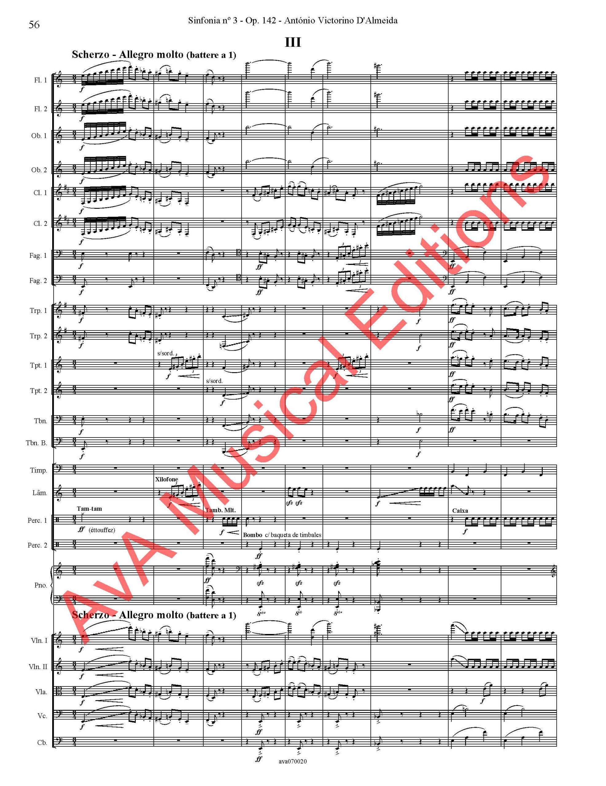 Sinfonia nº 3, Op. 142 para Orquestra - Image 2