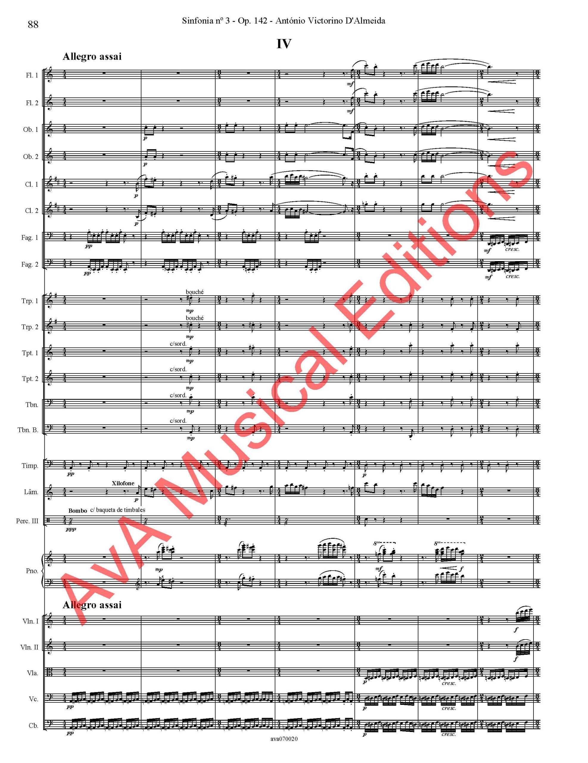 Sinfonia nº 3, Op. 142 para Orquestra - Image 3