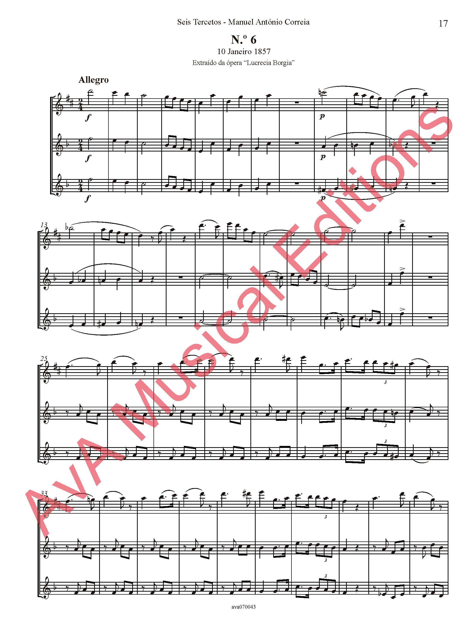 Seis Tercetos para Flauta, Clarinete em Lá e Trompete em Lá - Image 4