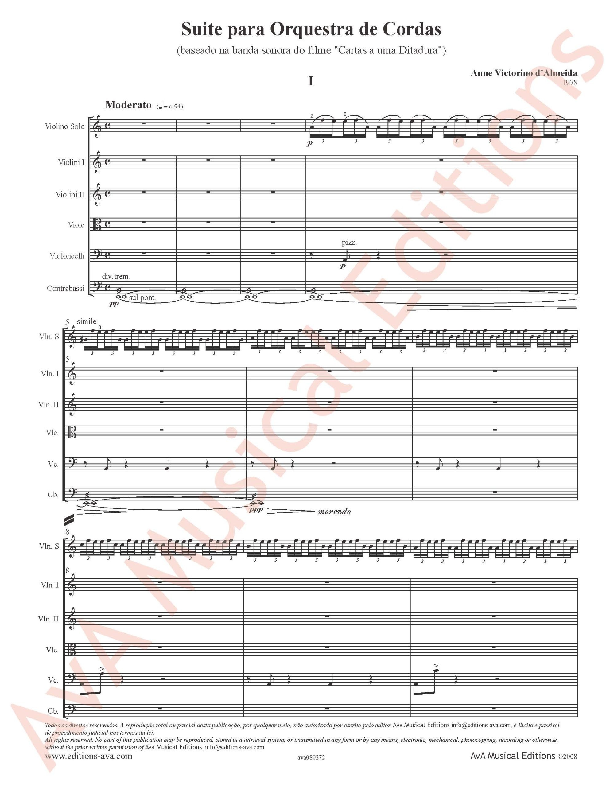 Suite para Orquestra de Cordas, Op.5 - Image 5