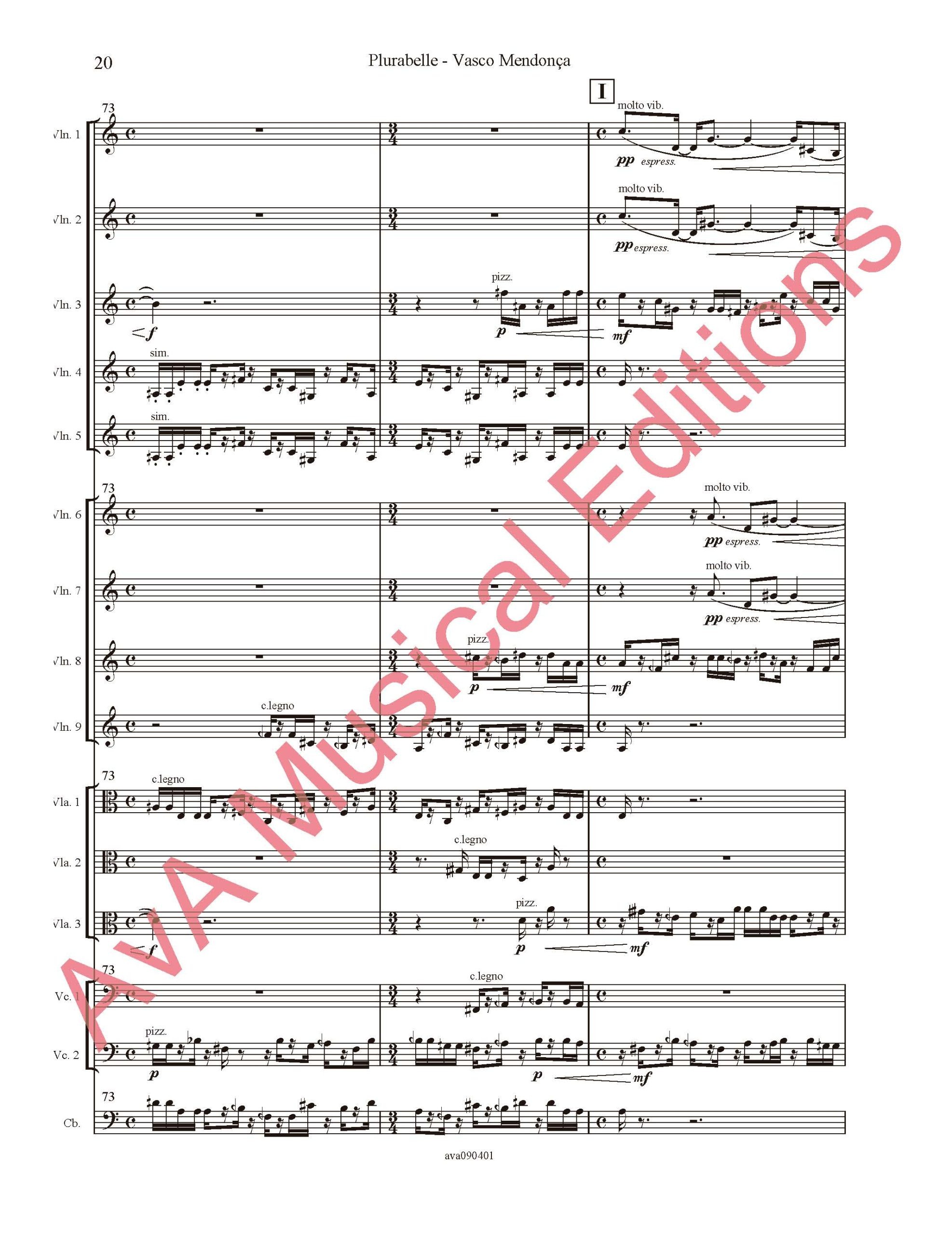 Plurabelle para Orquestra de Cordas - Image 3
