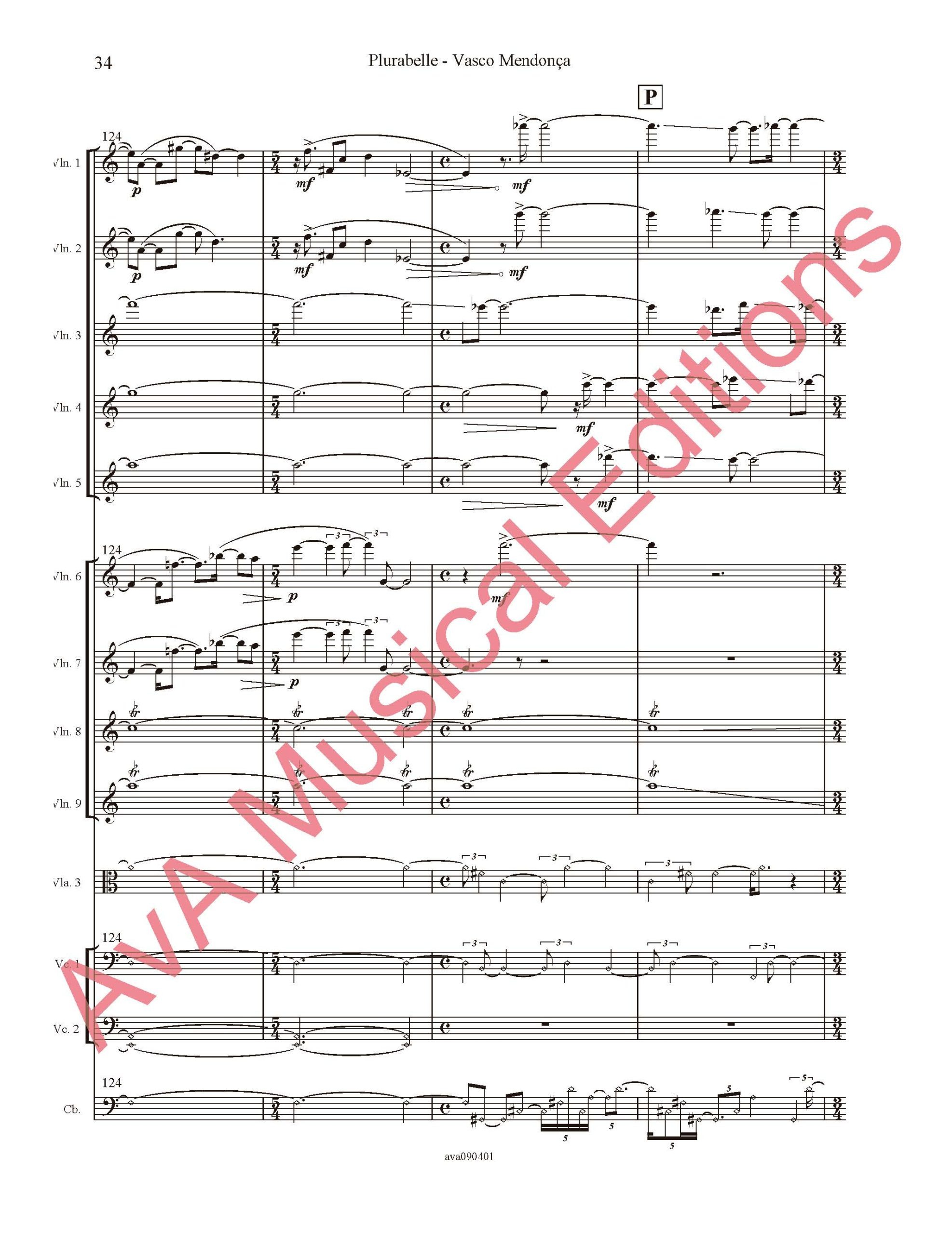 Plurabelle para Orquestra de Cordas - Image 4