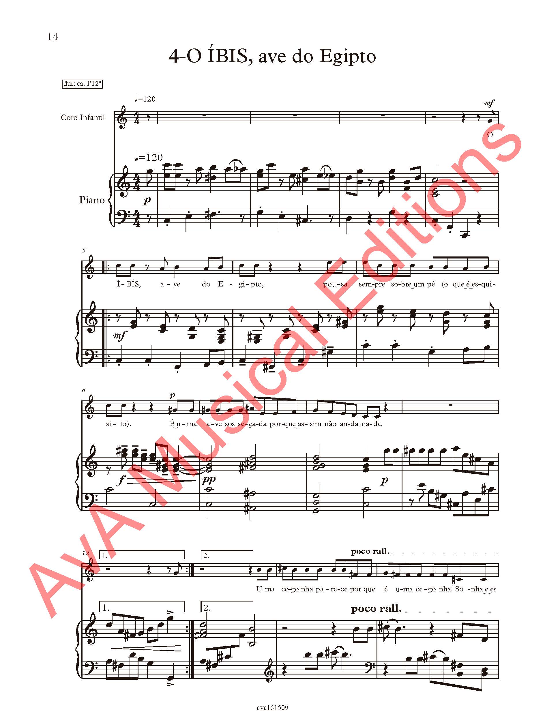 Fernando Pessoa para Coro Infantil e Piano - Image 2