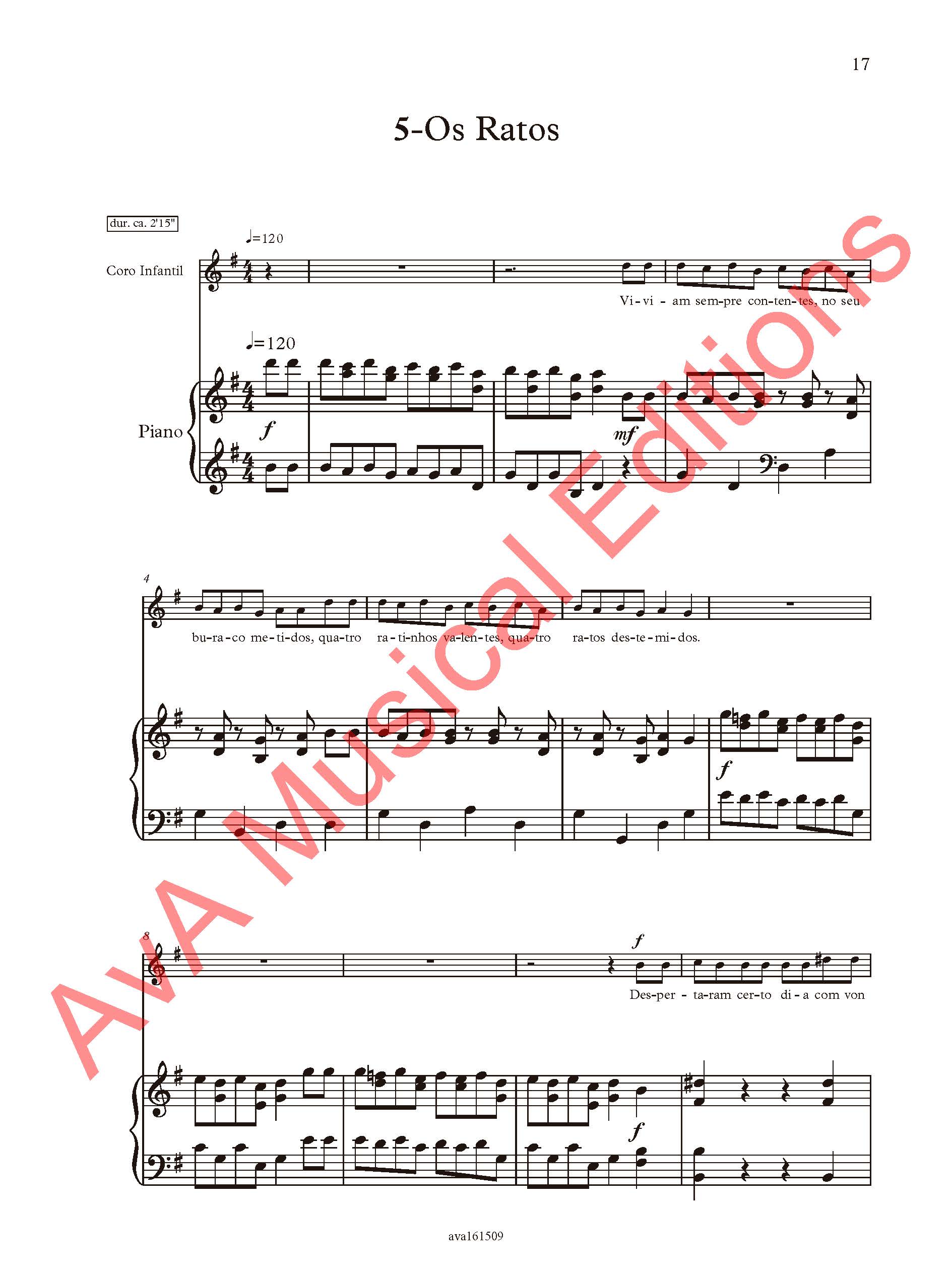 Fernando Pessoa para Coro Infantil e Piano - Image 5