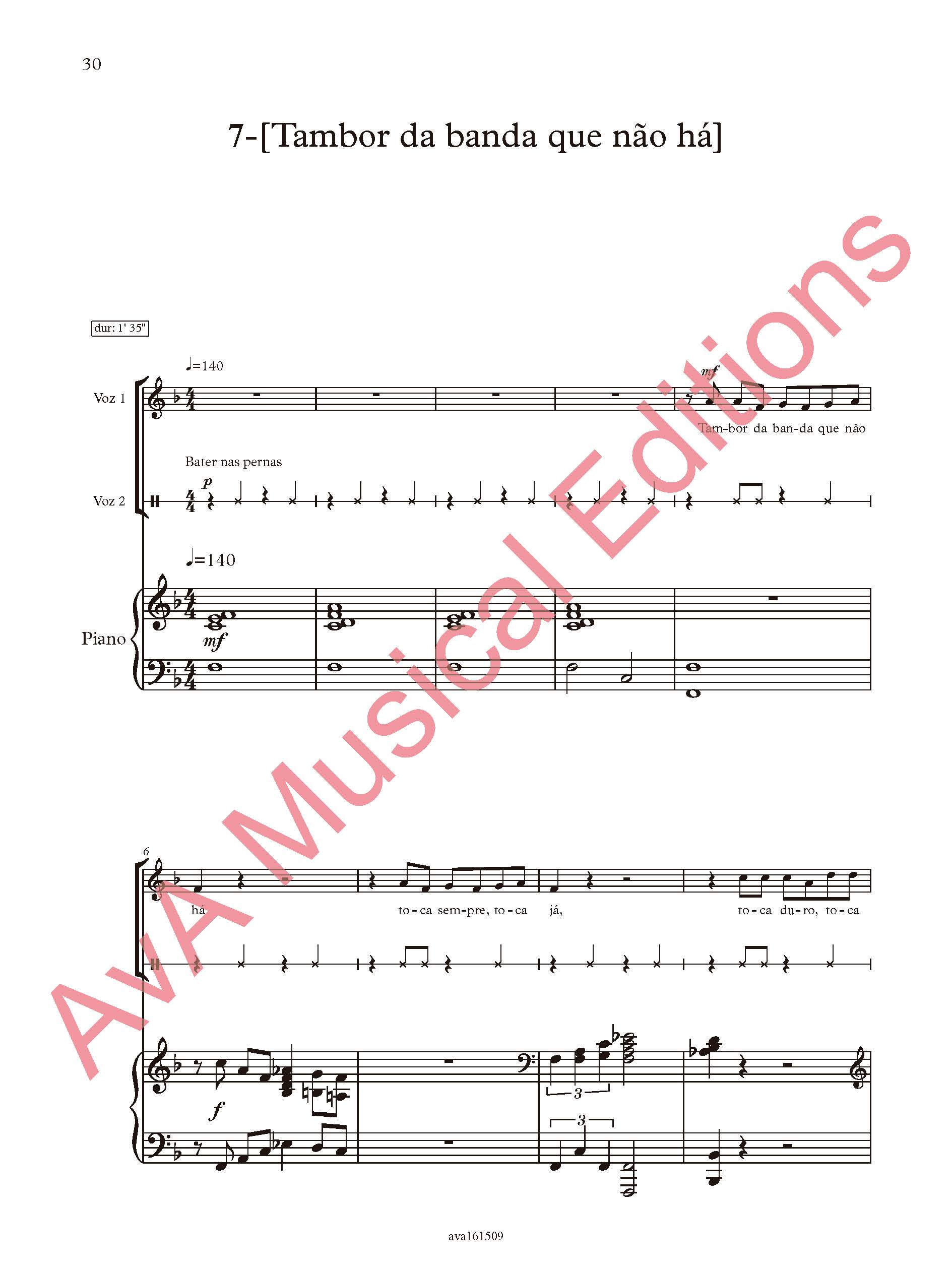 Fernando Pessoa para Coro Infantil e Piano - Image 7