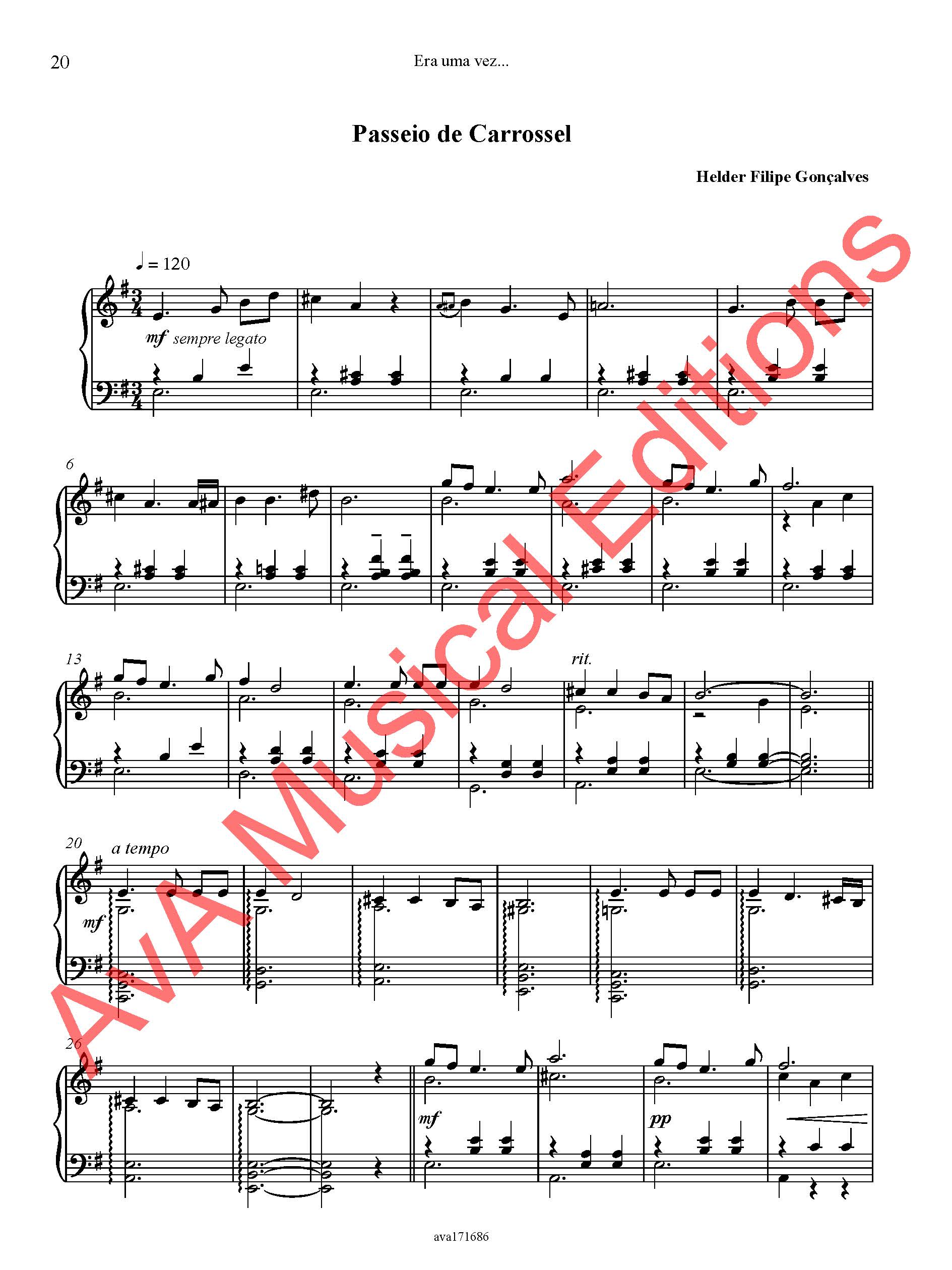 Era uma vez… / Pequenas peças para Piano - Image 2