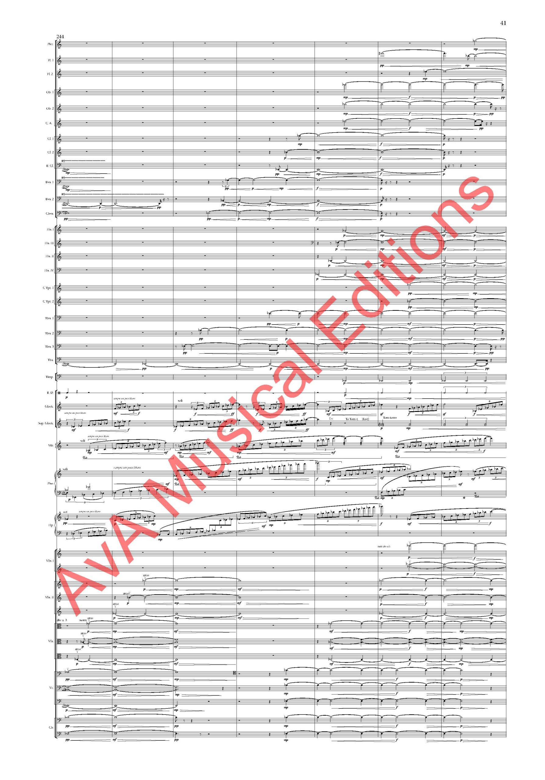 Oscuro para Orquestra / Orchestra - Image 7