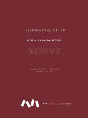 Resignação, Op. 40 para Violino ou Flauta e Piano