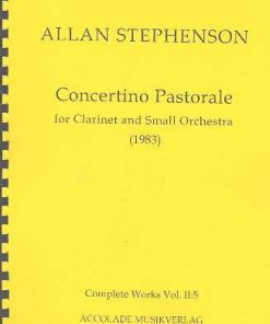 Concertino Pastorale for Clarinet and Small Orchestra (1983)