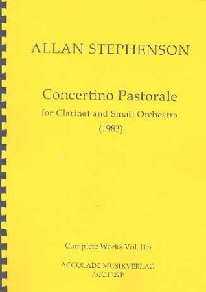 Concertino Pastorale for Clarinet and Small Orchestra (1983)