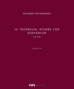 10 Technical Etudes for Euphonium Op. 94b