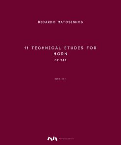 11 Technical Etudes for Horn Op. 94a - Horn in F