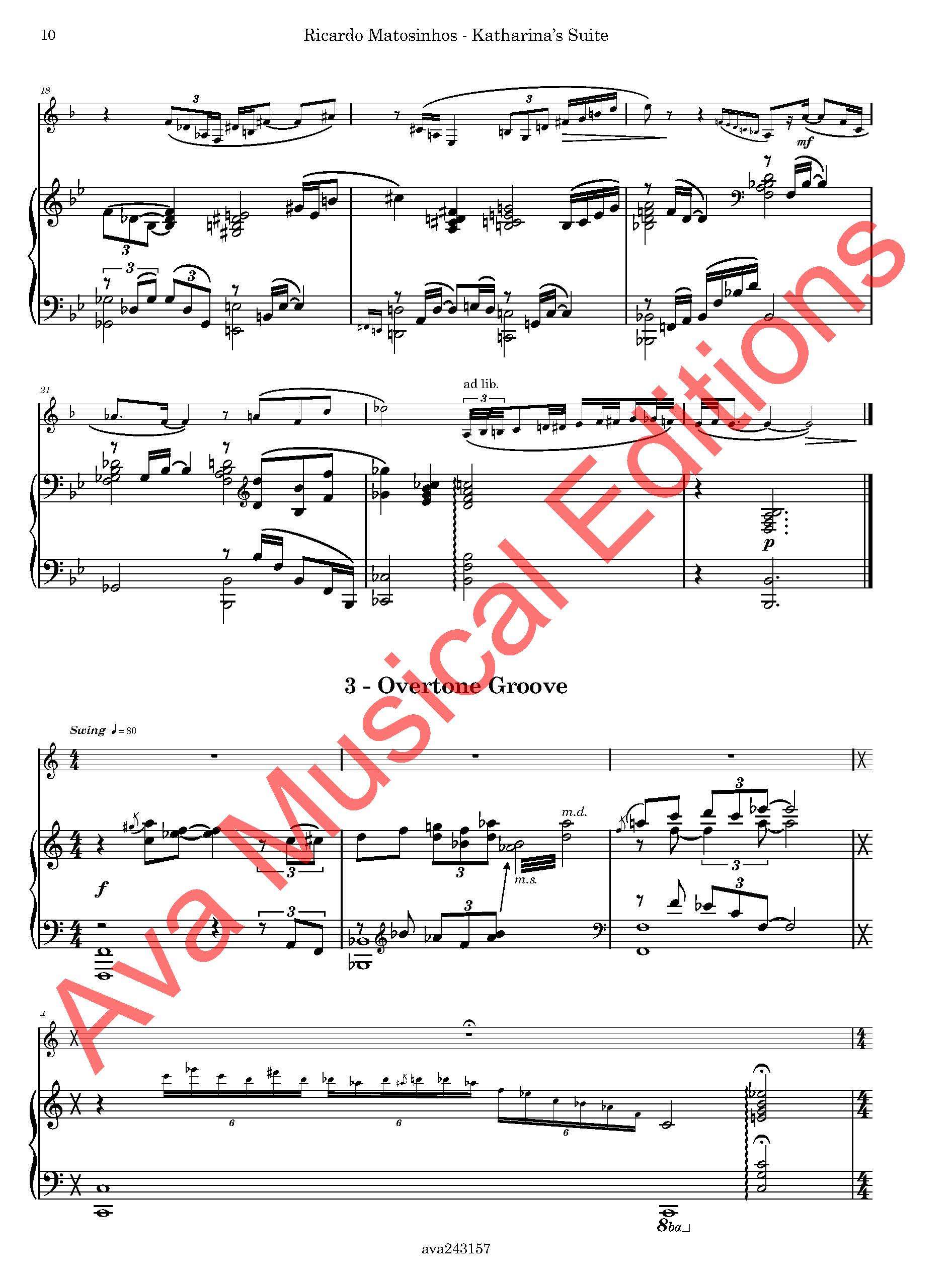 Katharina's Suite, Op. 97a para Trompa e Piano - Image 4