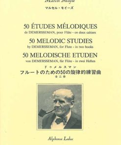 50 Études Mélodiques, Op. 4 pour Flûte en deux cahiers -Volume 1
