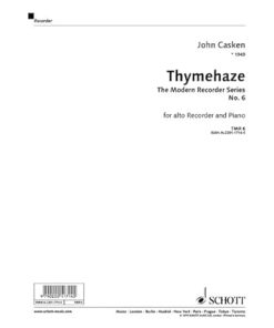 Thymehaze for alto Recorder and Piano