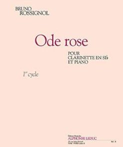 Ode Rose pour Clarinette en Sib et Piano