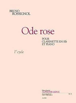 Ode Rose pour Clarinette en Sib et Piano