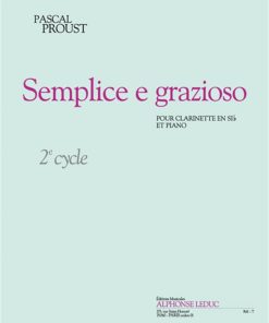 Semplice e Grazioso pour Clarinette en Sib et Piano