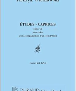 Études - Caprices Op. 18 pour violon avec accompagnement d'un second violon