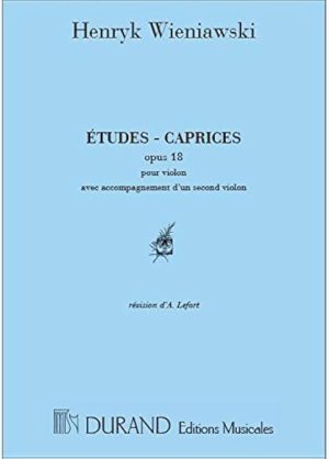 Études - Caprices Op. 18 pour violon avec accompagnement d'un second violon