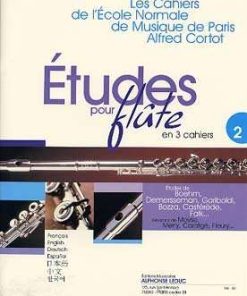 Études pour Flûte en 3 cahiers - Volume 2 (Les Cahiers de l'École Normale de Musique de Paris Alfred Cortot)