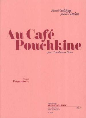 Au Café de Pouchkine pour Trombone et Piano