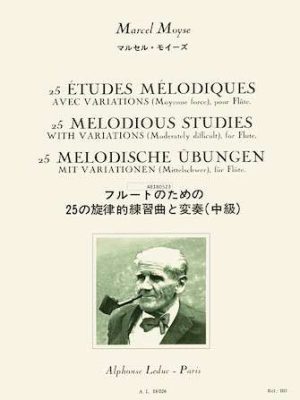 25 Études Mélodiques avec Variations pour Flûte
