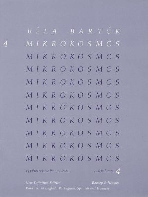 Mikrokosmos / 153 Progressive Piano Pieces in 6 Volumes - Volume 4
