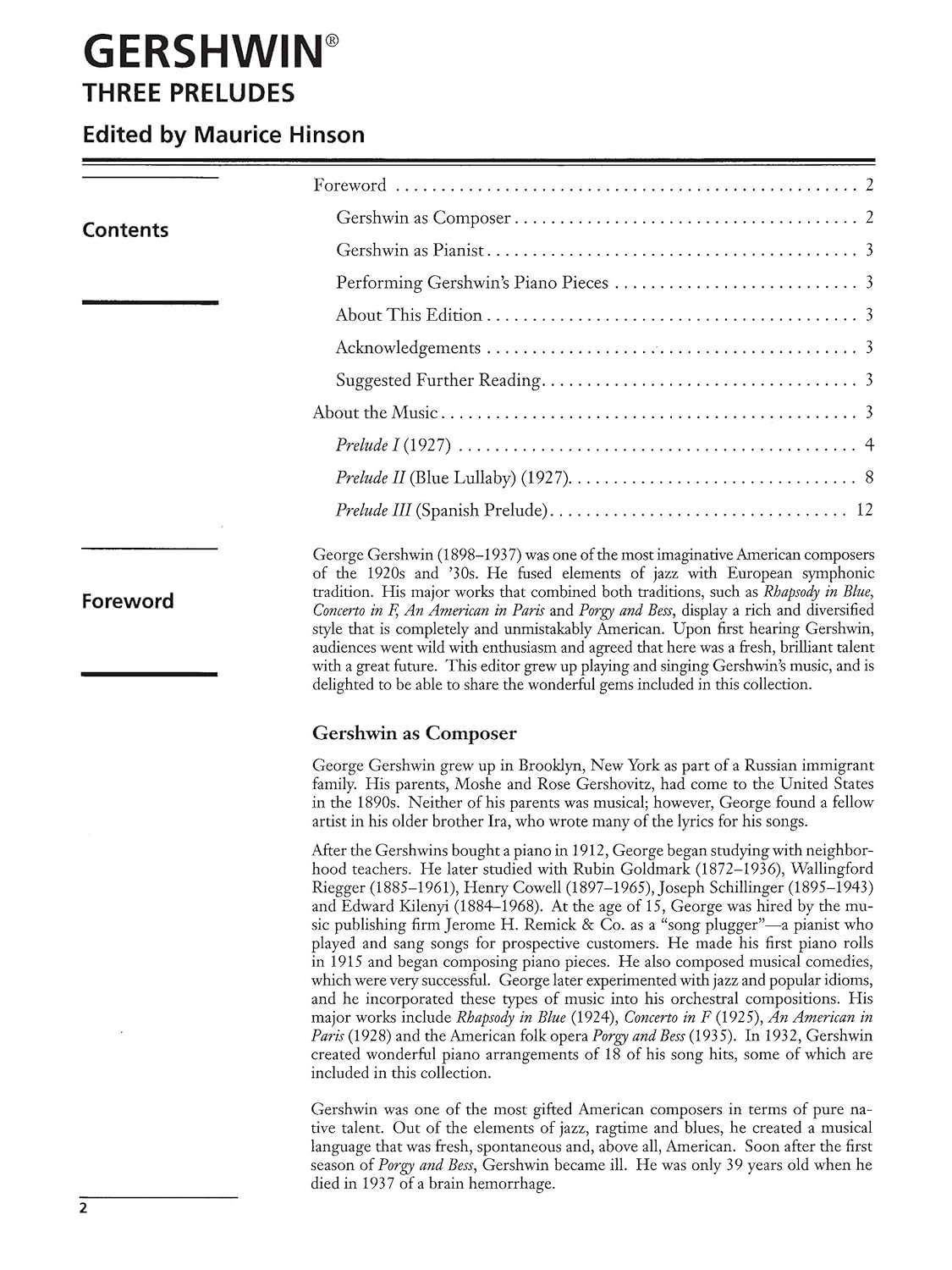 Three Preludes for the Piano - Image 2