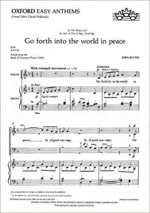 Go forth into the world in peace - SATB and Organ