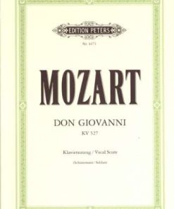 Don Giovanni KV 527 Vocal Score