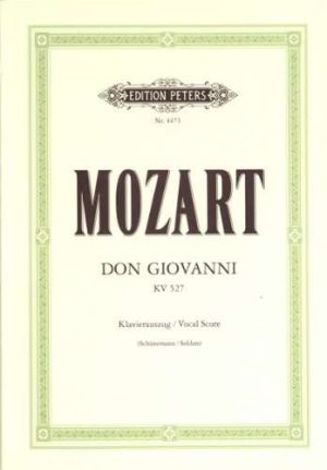 Don Giovanni KV 527 Vocal Score