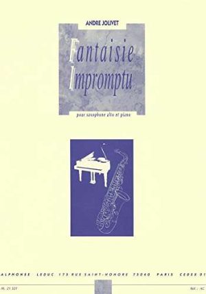 Fantaisie Impromptu pour saxophone alto et piano