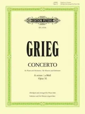 Concerto for Piano and Orchestra in A minor Op. 16 - Abridged and arranged for Piano Solo