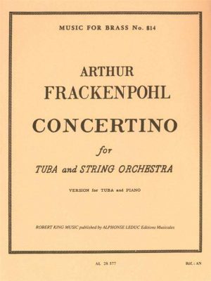 Concertino for Tuba and String Orchestra - redução para Piano