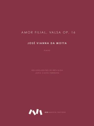 Amor Filial, Valsa Op. 16 para Piano