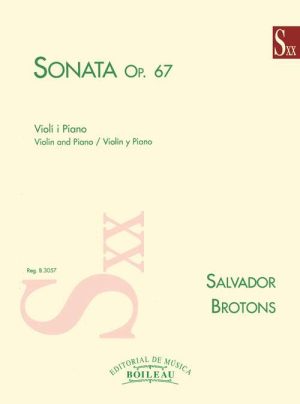 Sonata Op. 67 para Violino e Piano