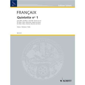 Quintette nº 1 pour flûte, hautbois, clarinette, basson et cor