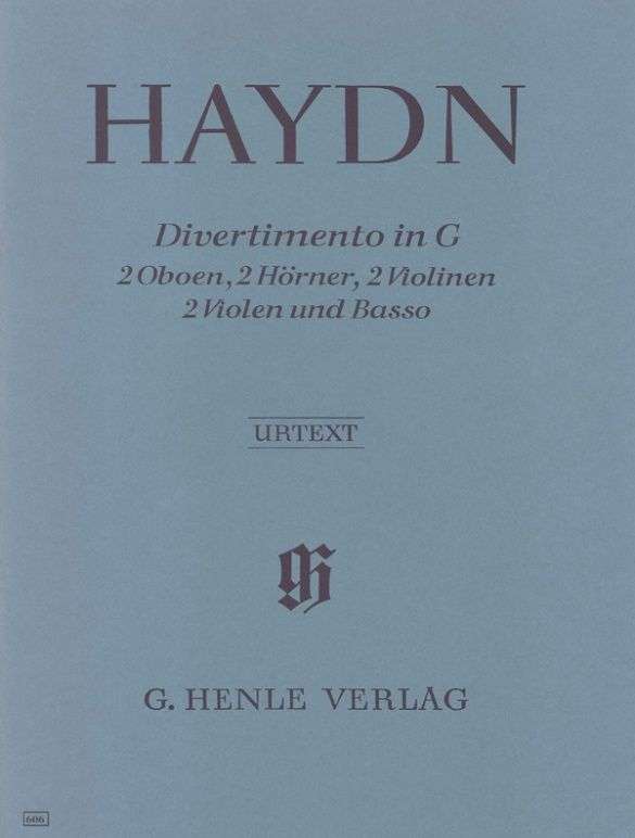 Divertimento in G - 2 Oboen, 2 Hörner, 2 Violinen, 2 Violen und Basso