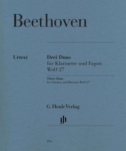 Drei Duos für Klarinette und Fagott WoO 27 - Three Duos for Clarinet and Bassoon WoO 27