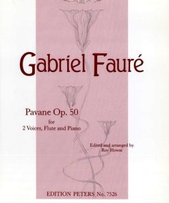 Pavane Op. 50 for 2 Voices, Flute and Piano