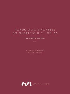 Rondò alla Zingarese do Quarteto n°1, Op. 25 para Piano